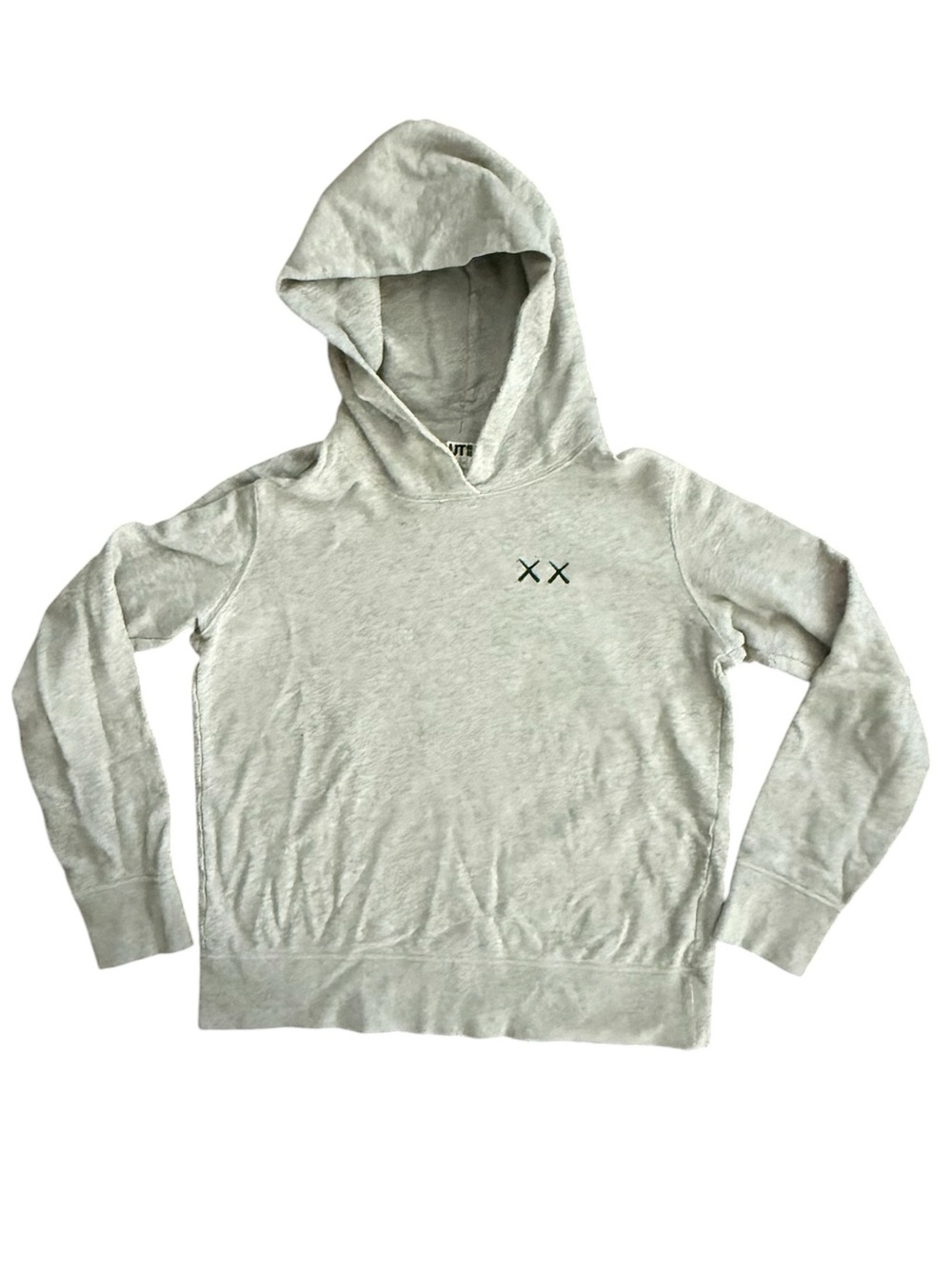 Uniqlo x KAWS Sesame Street Light Gray Hooded Sweatshirt